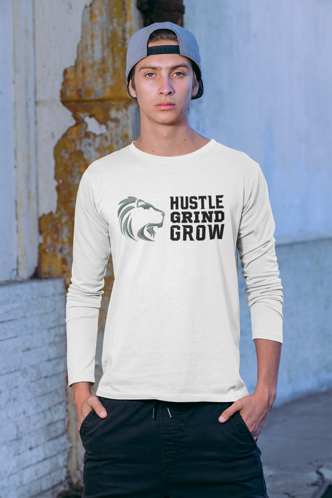 Hustle Grind Grow Long Sleeve T-Shirt